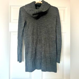 Oversized Gray Sweater Dress